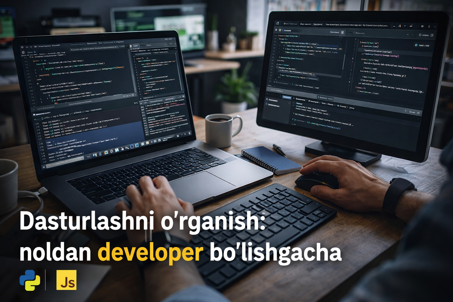 Dasturlashni o‘rganish: noldan developer bo‘lishgacha